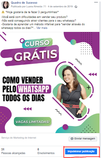 como divulgar fanpage